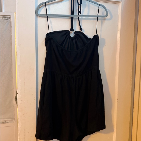 Old Navy Black Halter Romper - Picture 3 of 4